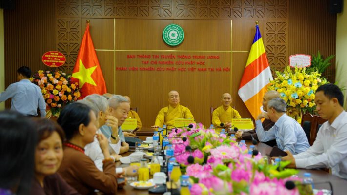 Trụ sở TƯ.GHPGVN, ban TTTT TƯ và Tạp chí nghiên cứu Phật học Việt Nam tổ chức kỷ niệm 98 năm ngày Báo chí Cách mạng Việt Nam