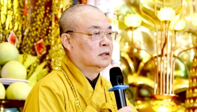 Hòa thượng Phó Chủ tịch Thường trực HĐTS GHPGVN chứng minh lễ Vu lan và tổng kết khóa An cư Kiết hạ tại Nghệ An