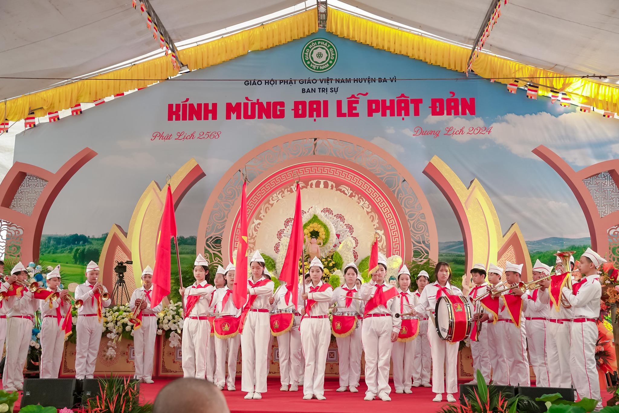 chùa Lai Bồ tổ chức Phật Đản