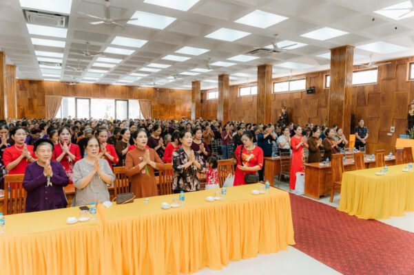 Tại Chùa Yên Quán Thượng tọa Thích Giác Minh quang lâm thuyết giảng với chủ đề “ý nghĩa lễ Vu lan- đền báo tứ trọng ân” nhân mùa Vu lan