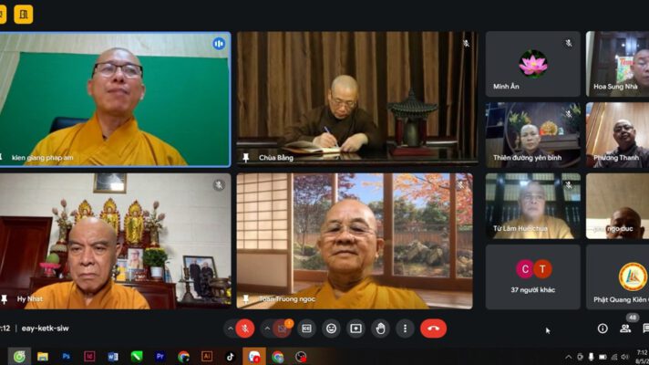 Chư Tôn đức Ban Hoằng pháp Trung ương GHPGVN đã có buổi họp trực tuyến thảo luận kế hoạch thuyết giảng mùa Vu lan báo hiếu PL.2568 và công tác